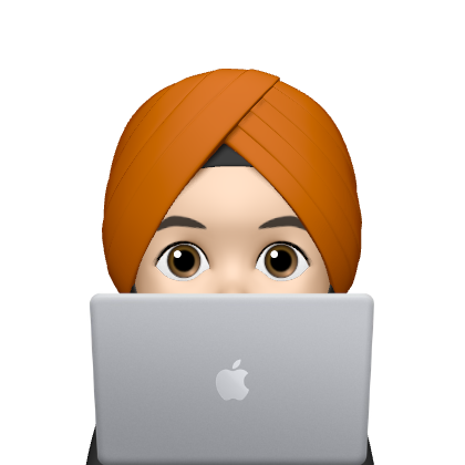 Working on Laptop